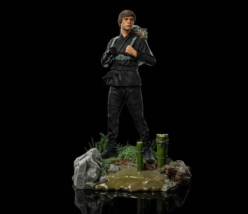 Preventa Estatua Luke Skywalker y Grogu - The Book of Boba Fett - Limited Edition marca Iron Studios escala de arte 1/10