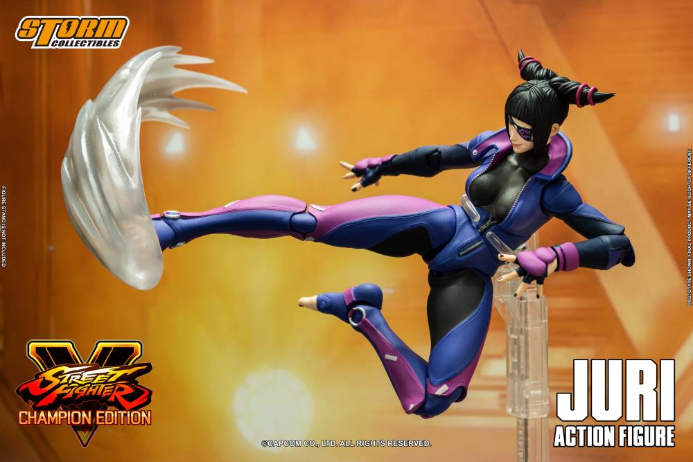 Pedido Figura Juri Han - Street Fighter V: Champion Edition marca Storm Collectibles escala pequeña 1/12