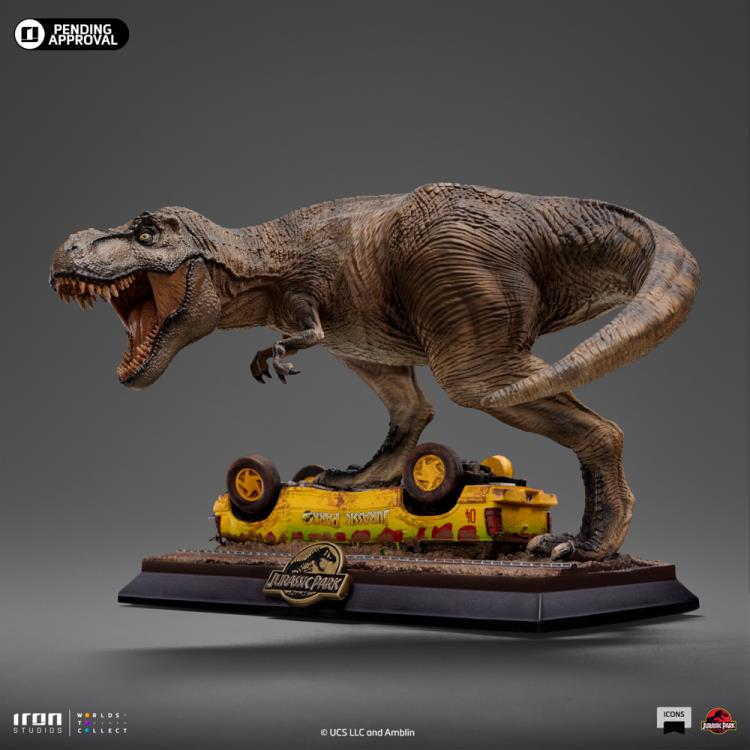 Preventa Estatua T-Rex Attack (Limited Edition) - Jurassic Park Icons marca Iron Studios escala de arte 1/10