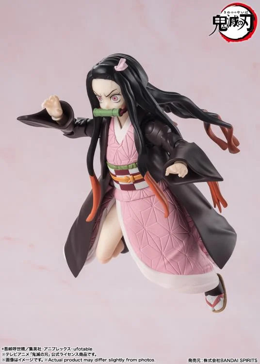 Pedido Figura Nezuko Kamado - Demon Slayer: Kimetsu no Yaiba - S.H.Figuarts marca Bandai Spirits escala pequeña 1/12