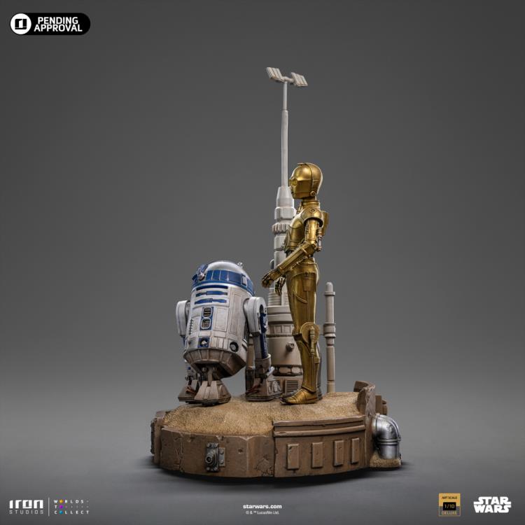 Preventa Estatua C-3PO y R2-D2 (DELUXE) - Star Wars: A New Hope - Limited Edition marca Iron Studios escala de arte 1/10