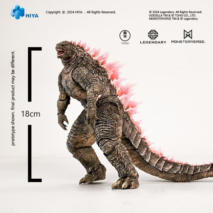 Preventa Figura Godzilla Evolved (Exclusiva PX Previews) - Godzilla x Kong: The New Empire - Exquisite Basic marca HIYA EBG0412 (18 cm)