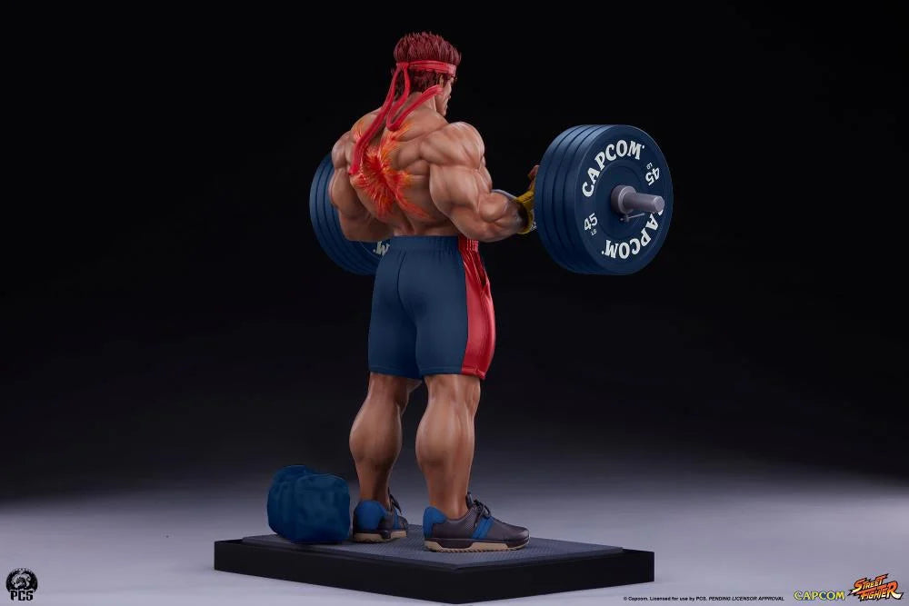 Preventa Estatua Ryu (Powerlifting Evil version) - Street Fighter Premier Series marca PCS Collectibles escala 1/4