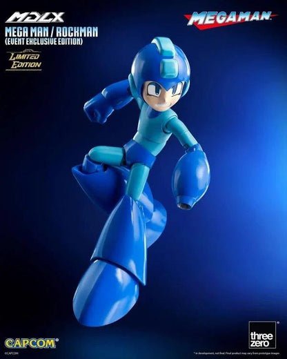 Preventa Figura MDLX Mega Man / Rockman (Event Exclusive version) (Edición Limitada) marca Threezero 3Z0572 escala pequeña 1/12