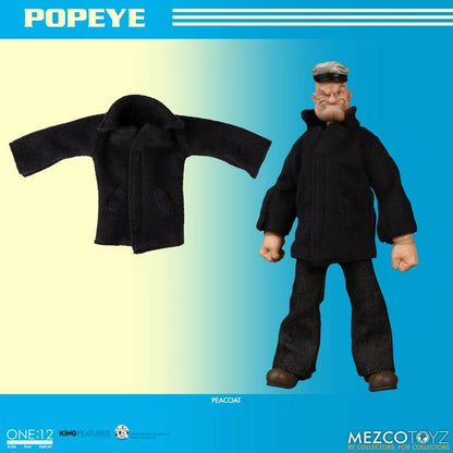 Preventa Figura Popeye - One:12 Collective marca Mezco Toyz 76470 escala pequeña 1/12