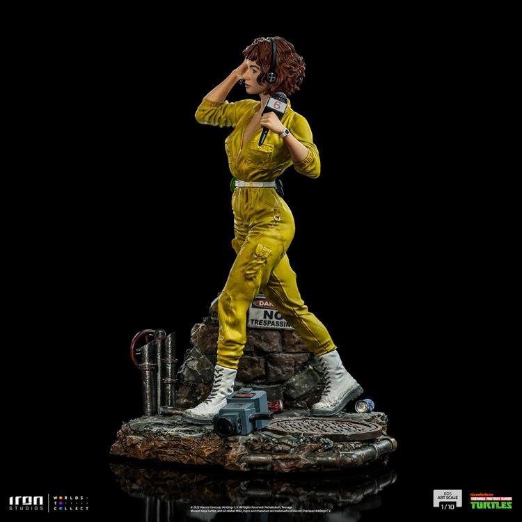 Pedido Estatua April O'Neil - TMNT - Battle Diorama Series (BDS) marca Iron Studios escala de arte 1/10