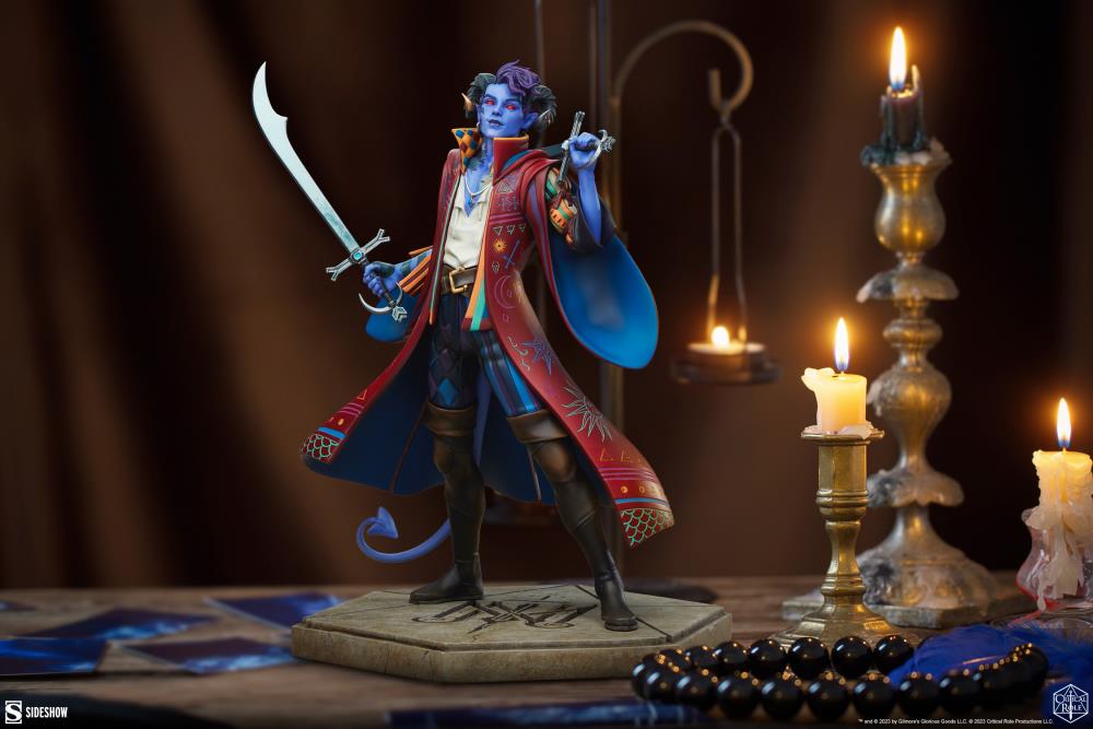 Preventa Estatua Mollymauk Tealeaf - Mighty Nein - Critical Role marca Sideshow Collectibles escala 1/6