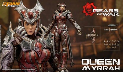 Preventa Figura Queen Myrrah - Gears of War  marca Storm Collectibles escala pequeña 1/12