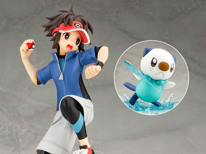 Pedido Estatua Nate con Oshawott - Pokemon - ArtFX J marca Kotobukiya escala 1/8