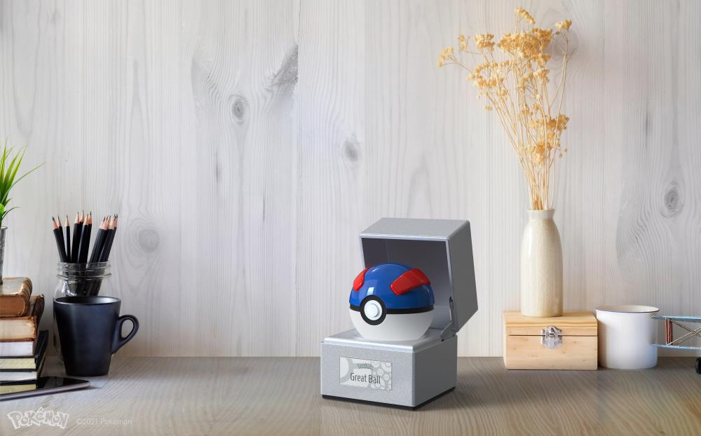 Pedido Prop Replica Great Ball - Pokemon Electronic marca The Wand Company escala real 1/1