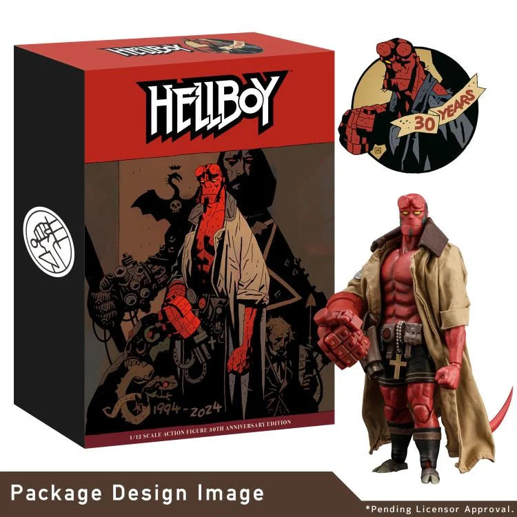 Preventa Figura Hellboy (30th Anniversary Edition) marca 1000toys escala pequeña 1/12