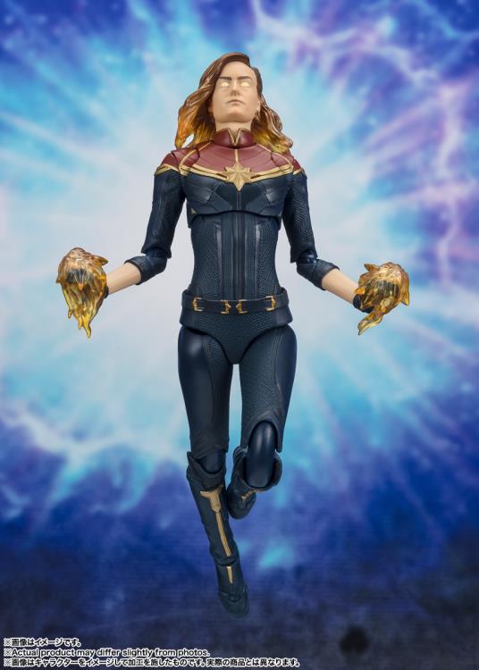 Preventa Figura Captain Marvel - The Marvels - S.H.Figuarts marca Bandai Spirits escala pequeña 1/12