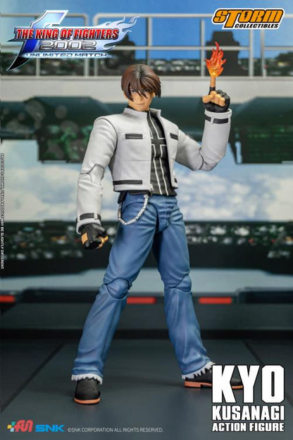 Pedido Figura Kyo Kusanagi - The King of Fighters 2002 Unlimited Match marca Storm Collectibles SKKF08 escala pequeña 1/12