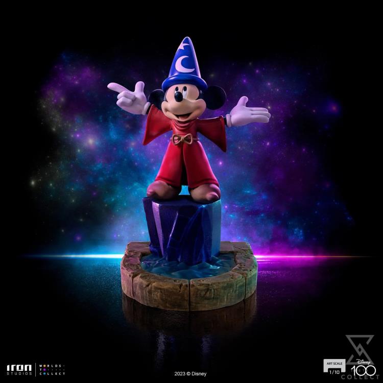 Preventa Estatua Mickey - Fantasia (Disney 100th Anniversary) - Limited Edition marca Iron Studios escala de arte 1/10