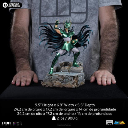 Preventa Estatua Dragon Shiryu - Saint Seiya - Limited Edition marca Iron Studios escala de arte 1/10