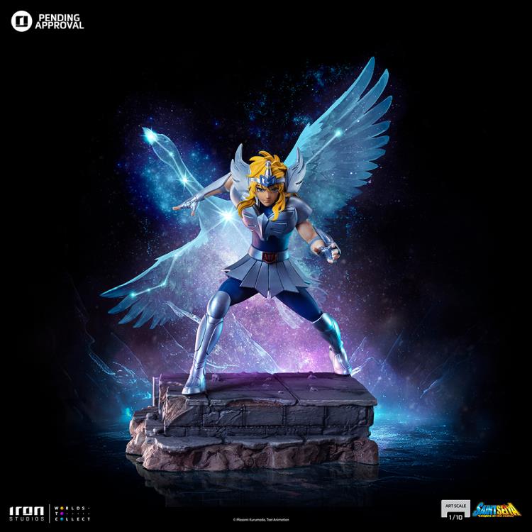 Preventa Estatua Cygnus Hyoga - Saint Seiya - Limited Edition marca Iron Studios escala de arte 1/10