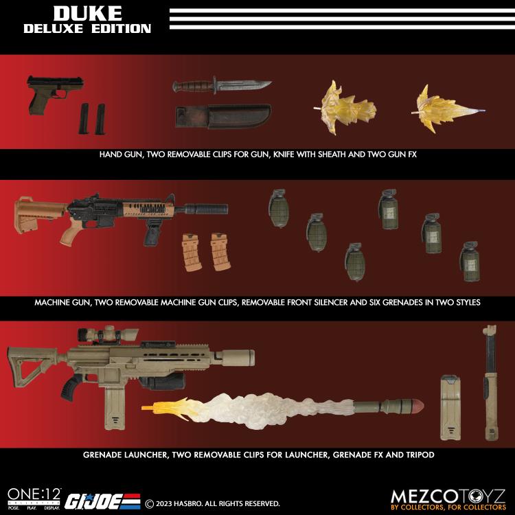 Pedido Figura Duke Deluxe Edition - G.I.Joe - One:12 Collective marca Mezco Toyz 76205 escala pequeña 1/12