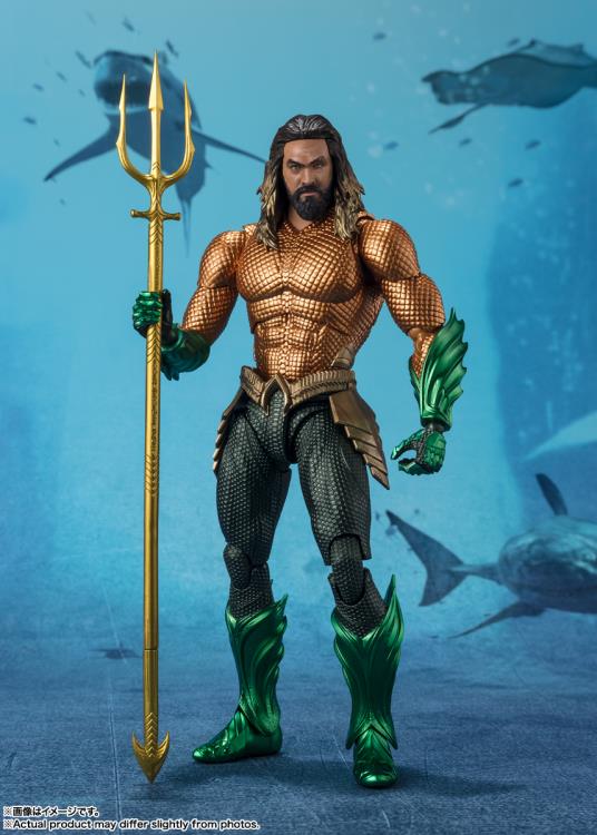 Preventa Figura Aquaman - Aquaman and the Lost Kingdom - S.H.Figuarts marca Bandai Spirits escala pequeña 1/12