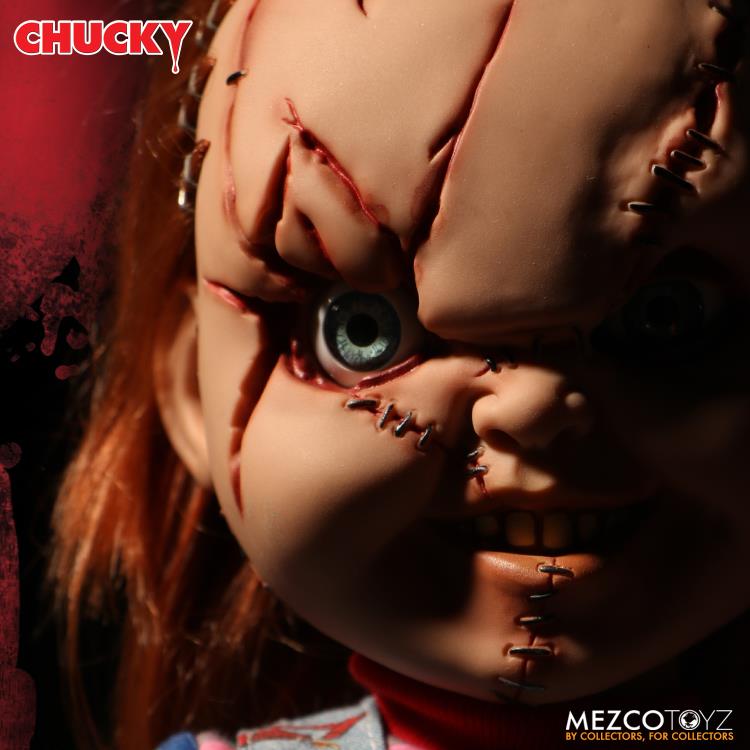 Pedido Figura Chucky (Talking / Parlante) - Bride of Chucky - Mezco Designer Serie marca Mezco Toyz 78003B escala 1/2 (38 cm)