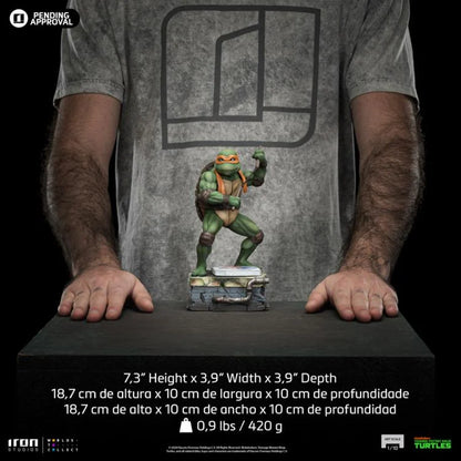 Preventa Estatua Michelangelo - Teenage Mutant Ninja Turtles (1990) - Limited Edition marca Iron Studios escala de arte 1/10