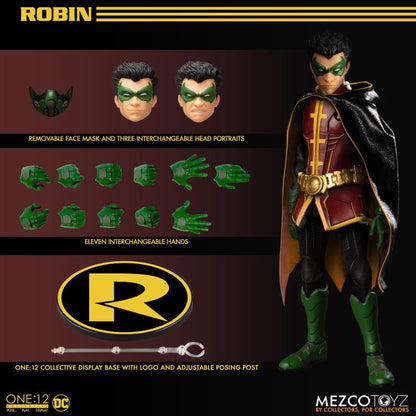 Pedido Figura Robin - DC Comics One:12 Collective marca Mezco Toyz 76604 escala pequeña 1/12