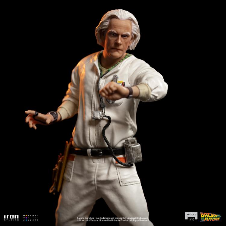 Preventa Estatua Doc Brown - Back to the Future - Limited Edition marca Iron Studios escala de arte 1/10