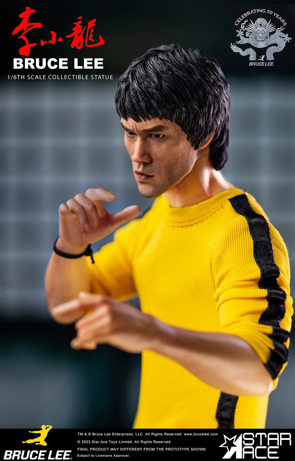 Preventa Estatua Bruce Lee (Deluxe Version) - 50th Anniversary Commemorative marca Star Ace SA9064 escala 1/6