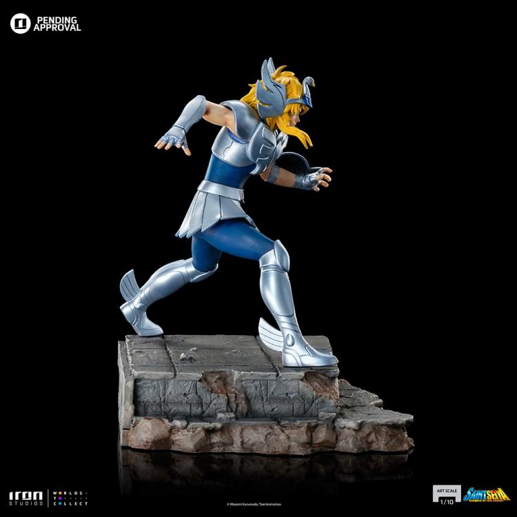 Preventa Estatua Cygnus Hyoga - Saint Seiya - Limited Edition marca Iron Studios escala de arte 1/10