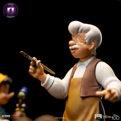 Preventa Estatua Geppetto & Pinocchio - Disney 100th anniversary - Limited Edition marca Iron Studios escala de arte 1/10