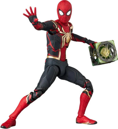 Preventa Figura Spider-Man (Integrated Suit) - Spider-Man: No Way Home - MAFEX marca Medicom Toy No.245 escala pequeña 1/12