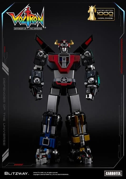 Preventa Figura Black Voltron (DIECAST) (Exclusiva Edición Limitada) - Carbotix Series marca Blitzway BW-CA-11101 (38 cm)