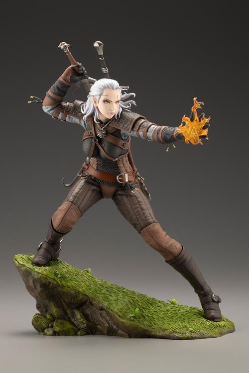 Pedido Estatua Geralt - The Witcher - Bishoujo marca Kotobukiya escala 1/7