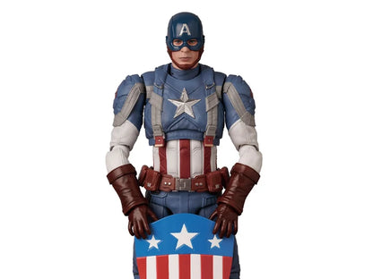 Preventa Figura Capitán América (Classic Suit) - Captain America: The Winter Soldier - MAFEX marca Medicom Toy No.220 escala pequeña 1/12