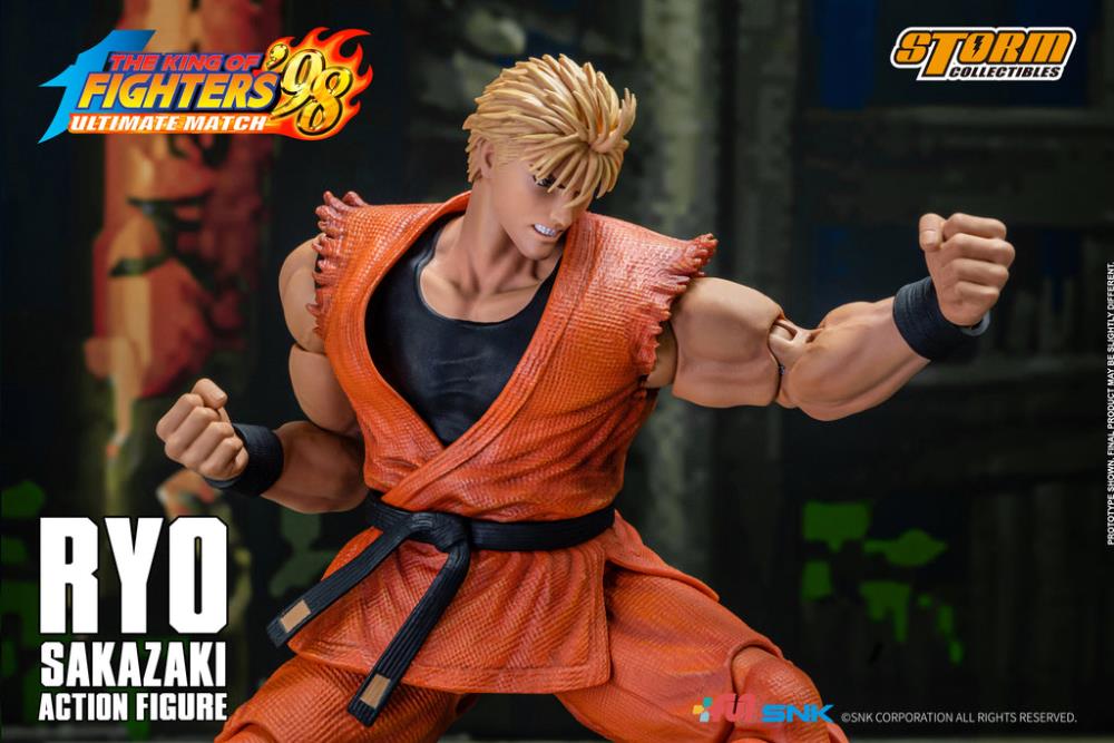 Pedido Figura Ryo Sakazaki - The King of Fighters '98: Ultimate Match marca Storm Collectibles SKKF09 escala pequeña 1/12