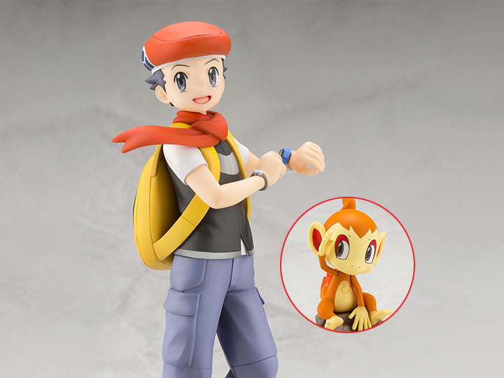 Pedido Estatua Lucas con Chimchar - Pokemon - ArtFX J marca Kotobukiya escala 1/8