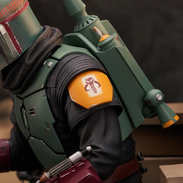 Pedido Estatua Boba Fett on Throne (Edición limitada) (Resina) - The Mandalorian - Premier Collection marca Diamond Select Toys escala 1/7