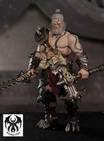 Preventa Figura Barbarian Berserker marca Nightmare Studio D20 escala pequeña 1/12