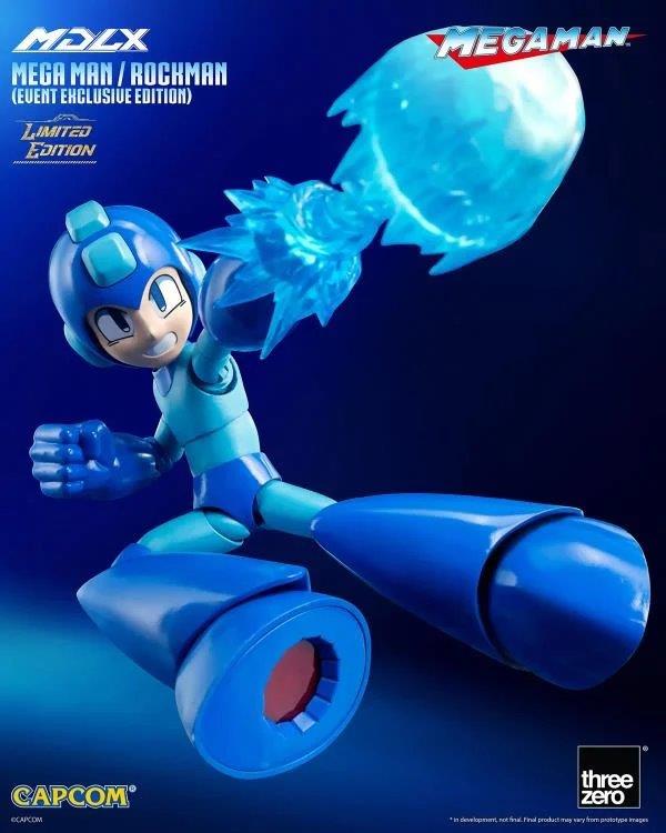 Preventa Figura MDLX Mega Man / Rockman (Event Exclusive version) (Edición Limitada) marca Threezero 3Z0572 escala pequeña 1/12