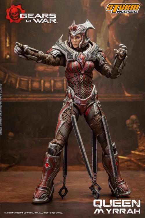 Preventa Figura Queen Myrrah - Gears of War  marca Storm Collectibles escala pequeña 1/12