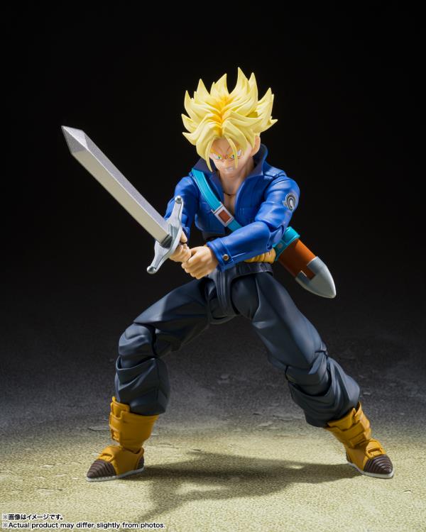 Pedido Figura Super Saiyan Trunks (Boy from the Future) - Dragon Ball Z - S.H.Figuarts marca Bandai Spirits escala pequeña 1/12