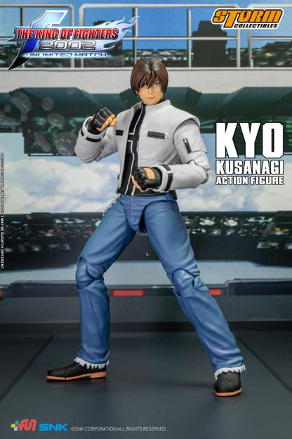 Pedido Figura Kyo Kusanagi - The King of Fighters 2002 Unlimited Match marca Storm Collectibles SKKF08 escala pequeña 1/12