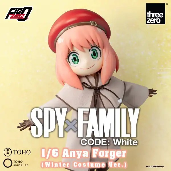 Pedido Figura Anya Forger (Winter Costume version) - SPY × FAMILY Code: White marca Threezero 3Z0781 escala 1/6