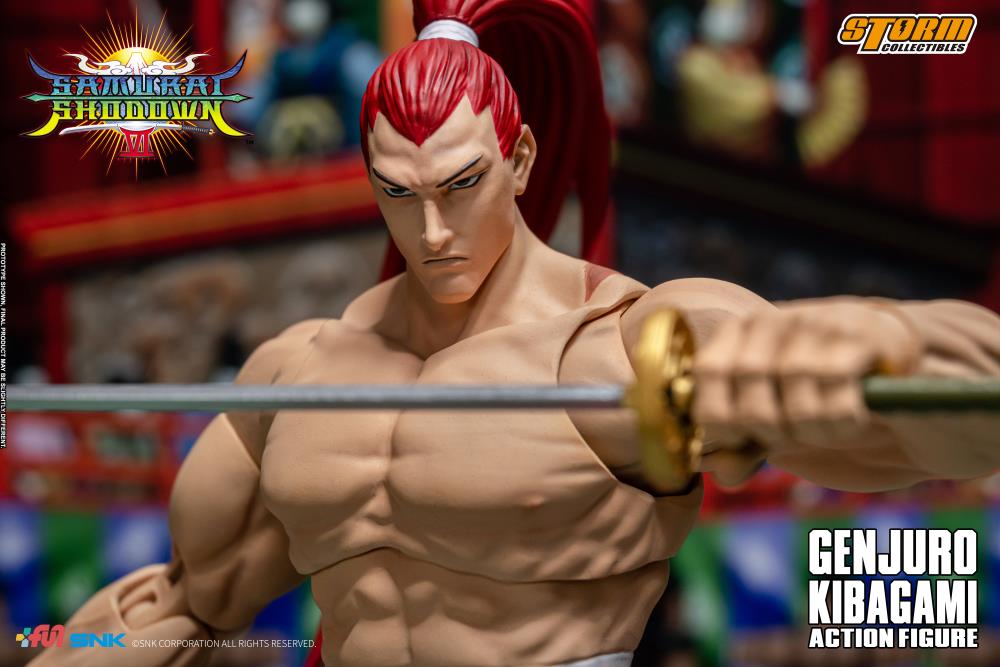 Pedido Figura Genjuro Kibagami - Samurai Shodown VI marca Storm Collectibles SNSS04 escala pequeña 1/12