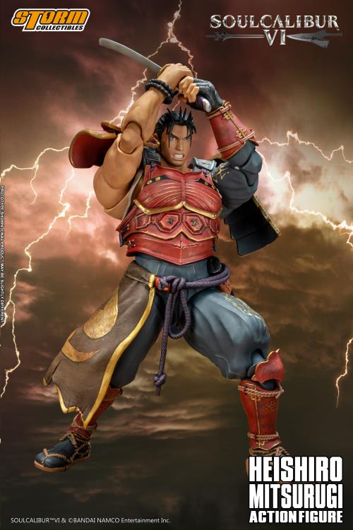 Pedido Figura Heishiro Mitsurugi - Soulcalibur VI marca Storm Collectibles escala pequeña 1/12