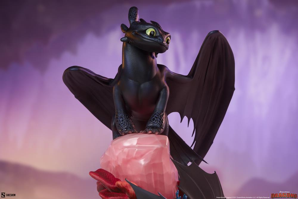 Pedido Estatua Toothless - Cómo Entrenar a tu Dragón: El Mundo Oculto marca Sideshow Collectibles (30.48 cm)