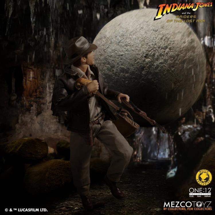 Preventa Figura Indiana Jones (Exclusive Edition) - Raiders of the Lost Ark - One:12 Collective marca Mezco Toyz 77650 escala pequeña 1/12