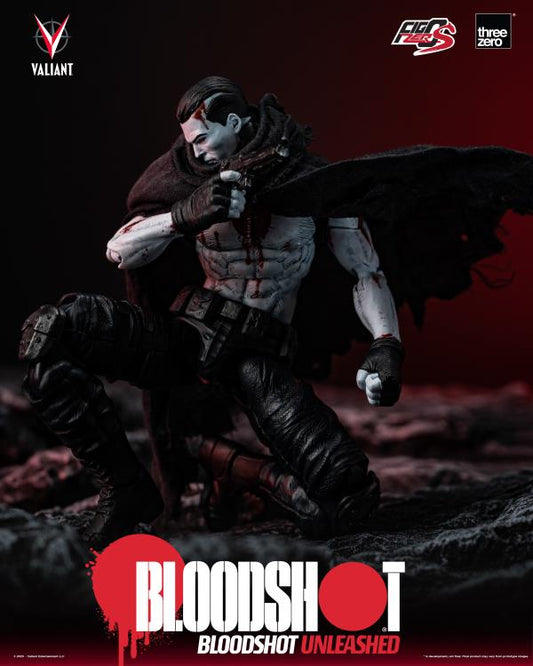 Pedido Figura Bloodshot Unleashed - Valiant Comics - FigZero S marca Threezero 3Z0422 escala pequeña 1/12