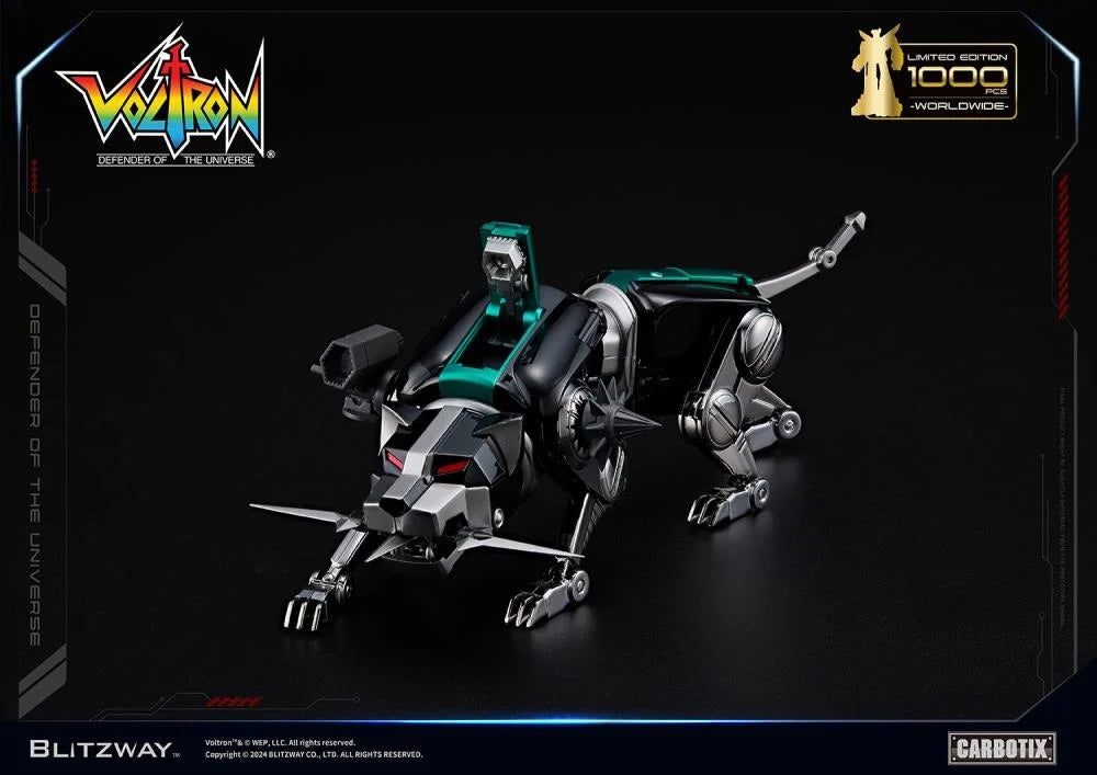 Preventa Figura Black Voltron (DIECAST) (Exclusiva Edición Limitada) - Carbotix Series marca Blitzway BW-CA-11101 (38 cm)