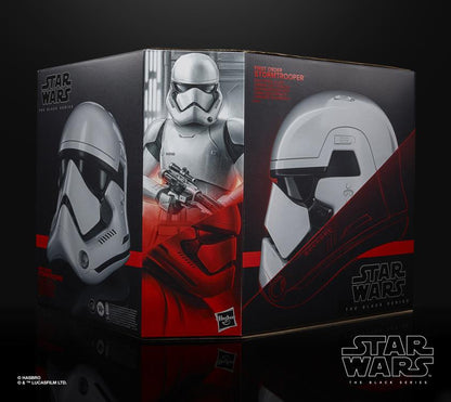 Pedido Casco Electrónico First Order Stormtrooper (con cambiador de voz) - Star Wars: The Black Series marca Hasbro escala real 1/1