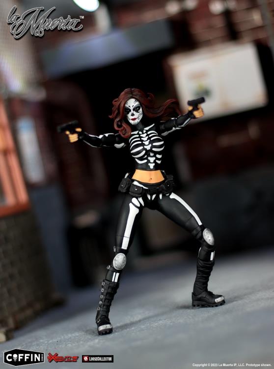 Preventa Figura La Muerta marca Executive Replicas escala pequeña 1/12